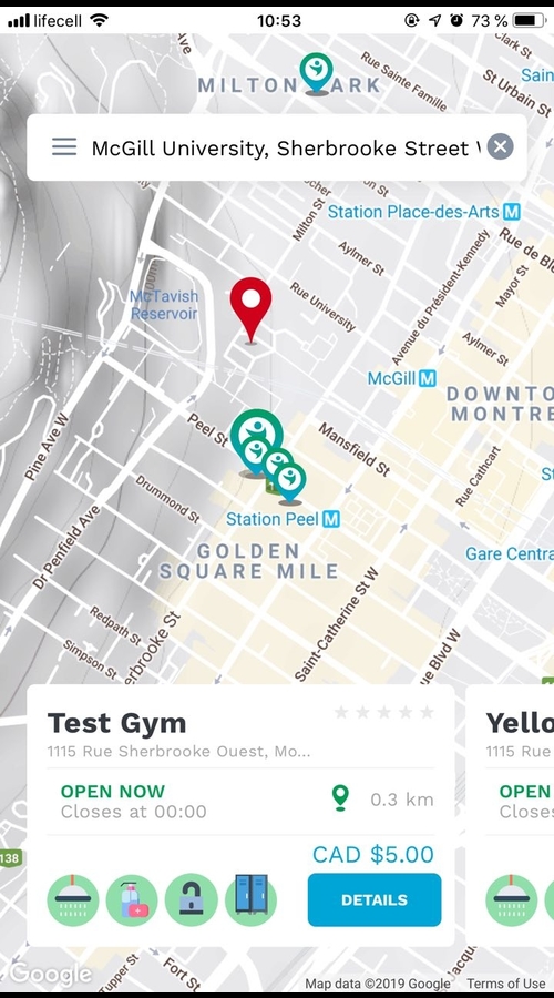 Cycle Showers PWA screenshot 4